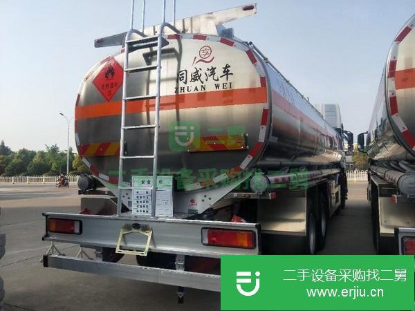 上海出售二手30立方東風(fēng)天龍前四后八鋁合金油罐車