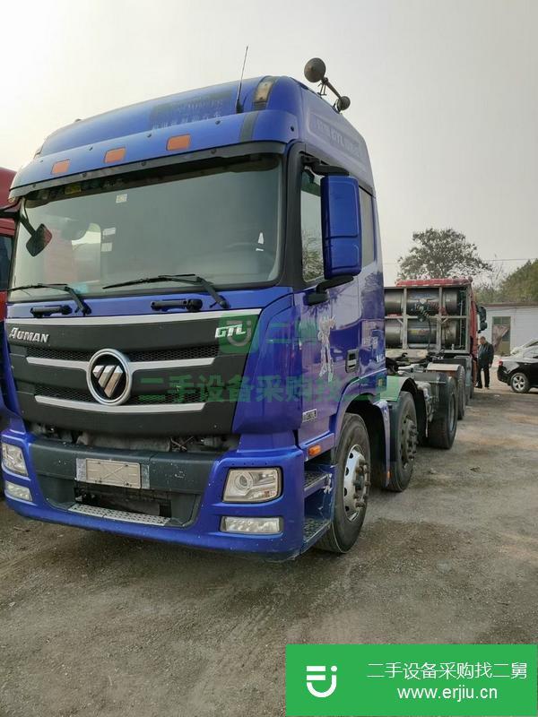 河北出售二手歐曼牽引車，430馬力國四，原車原版沒磕碰，輪胎九成新，全保險