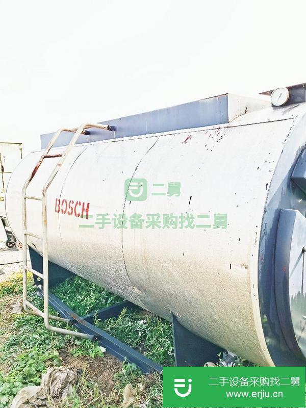 遼寧出售二手兩噸燃氣熱水鍋爐