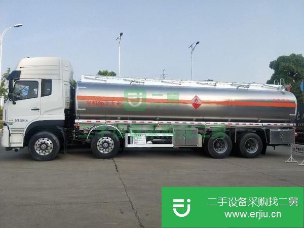 上海出售二手30立方東風(fēng)天龍前四后八鋁合金油罐車
