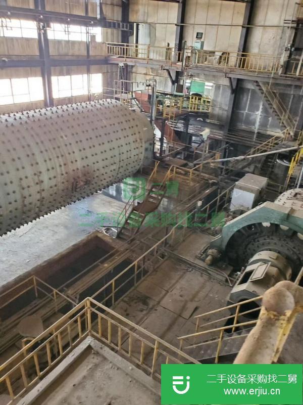 山東出售二手2.4X13m球磨機