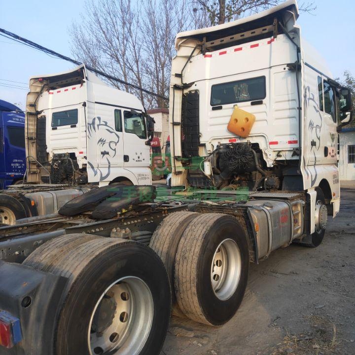 轉讓二手汕德卡牽引車，國五雙驅車