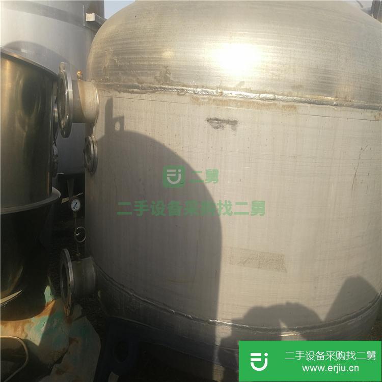 山東出售二手1000L立式不銹鋼儲罐