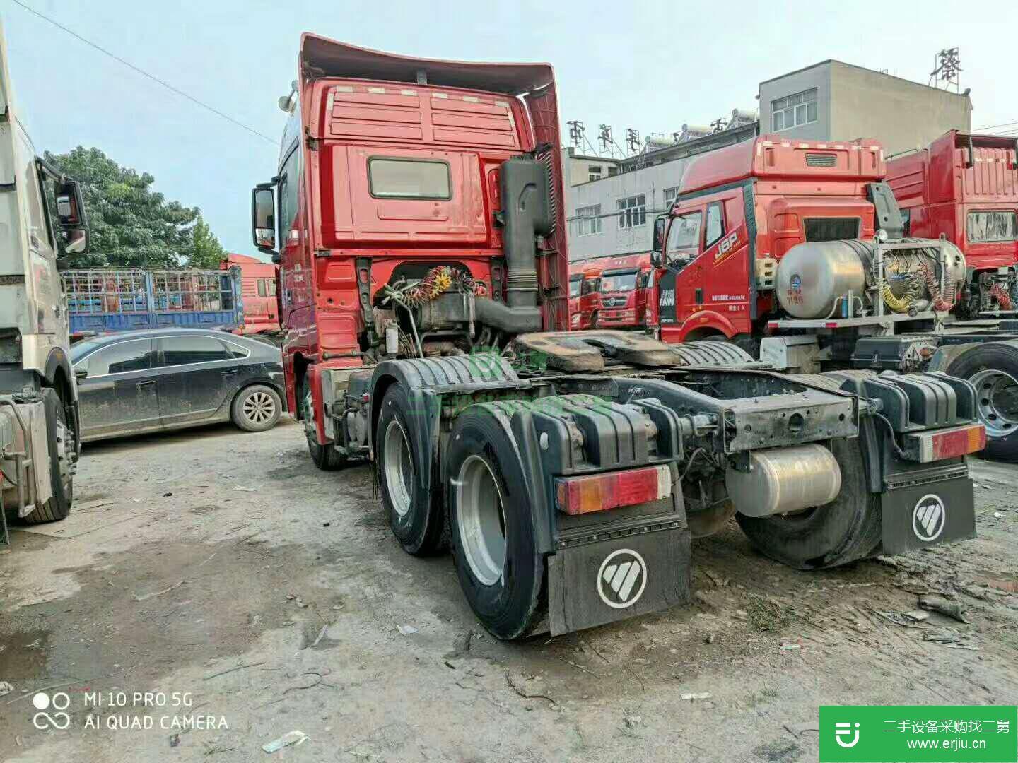 山東出售二手福田歐曼460馬力牽引車