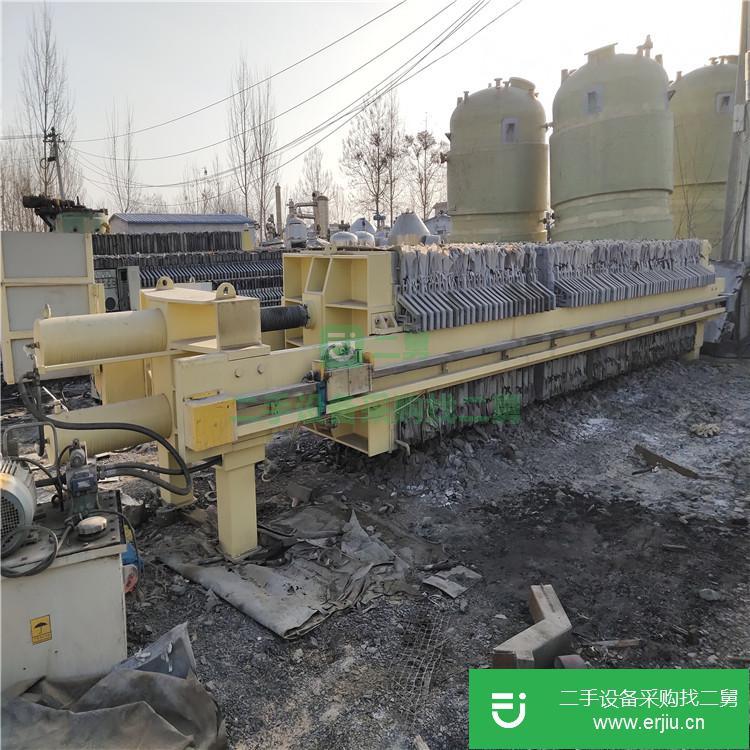 山東出售二手100平方隔膜壓濾機