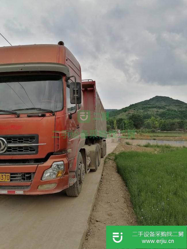 甘肅出售二手東風天龍半掛車