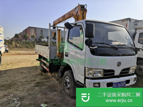 湖北出售二手東風(fēng)3.2噸隨車吊朝柴115馬力