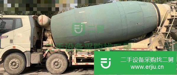 湖南出售二手解放大15方攪拌車手續齊全可過戶