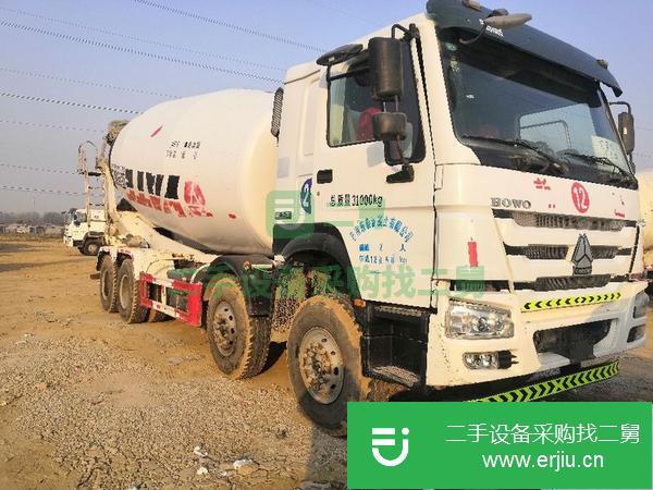 山東出售二手豪沃大二十方國五攪拌車車況沒挑