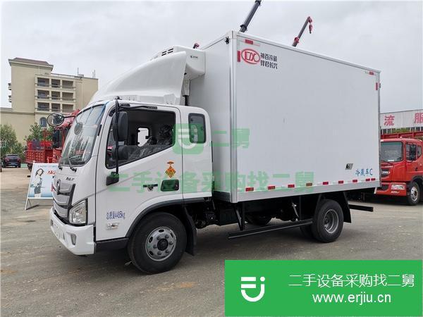 湖北出售二手福田歐馬可排半國六冷藏車