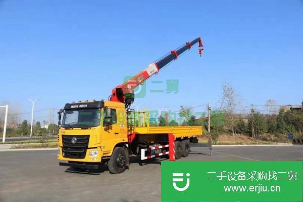 湖北出售二手東風(fēng)F5后八輪隨車吊
