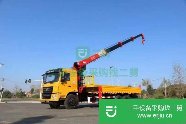 湖北出售二手東風(fēng)F5后八輪隨車吊