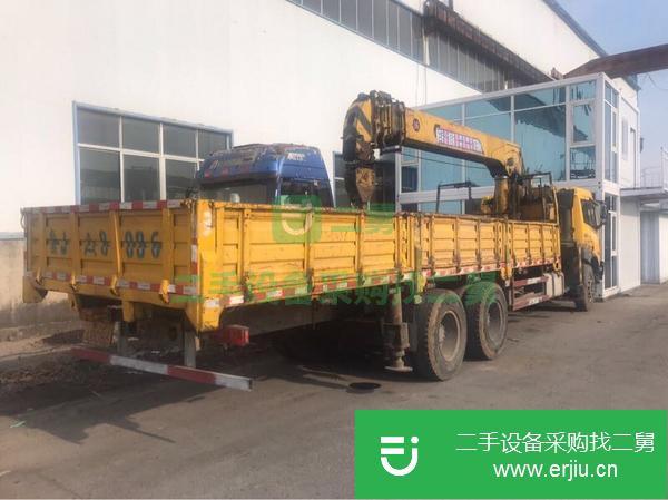 山東出售二手16噸后八輪隨車吊