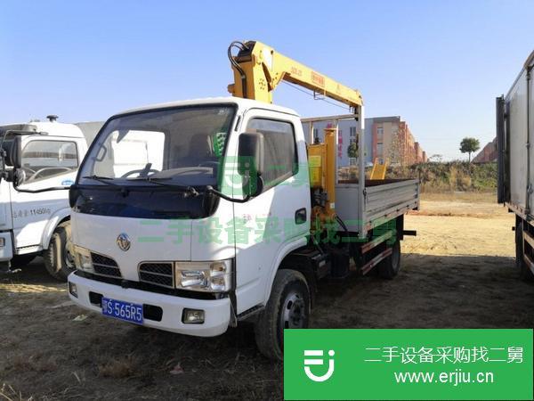 湖北出售二手東風(fēng)3.2噸隨車吊朝柴115馬力