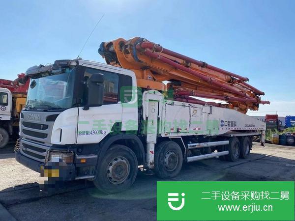 河北出售二手中聯56米泵車精品車況