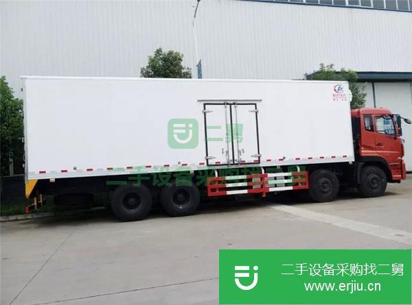 江蘇出售二手東風天龍小三軸245馬力冷藏車