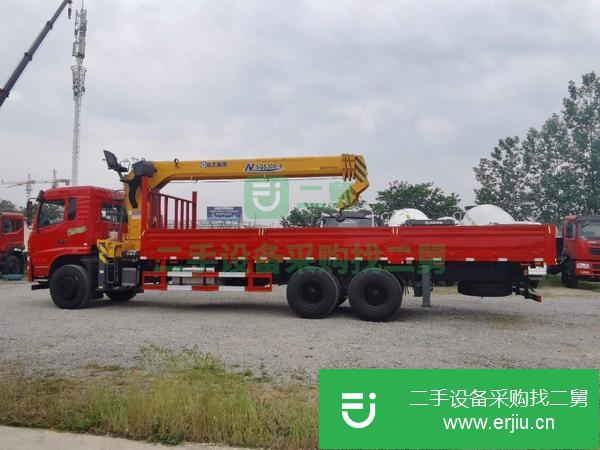 河北出售二手12噸東風后八輪隨車吊