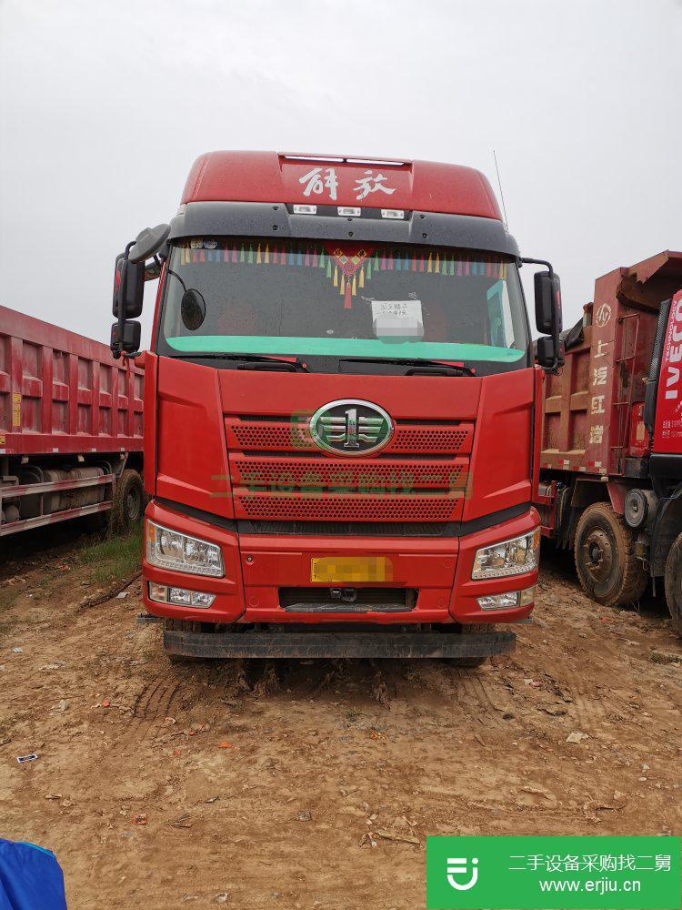江西出售二手解放J6P自卸車