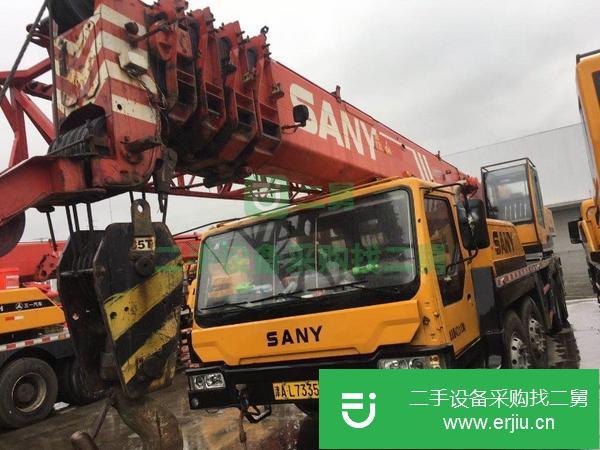 山西出售二手三一50噸吊車手續(xù)齊全車況不錯可以過戶提檔