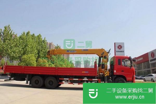 黑龍江出售二手東風暢行12噸隨車吊玉柴270馬力