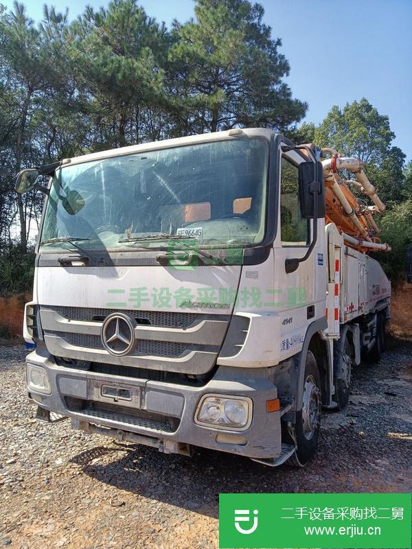 湖南出售二手奔馳52米泵車精品車況
