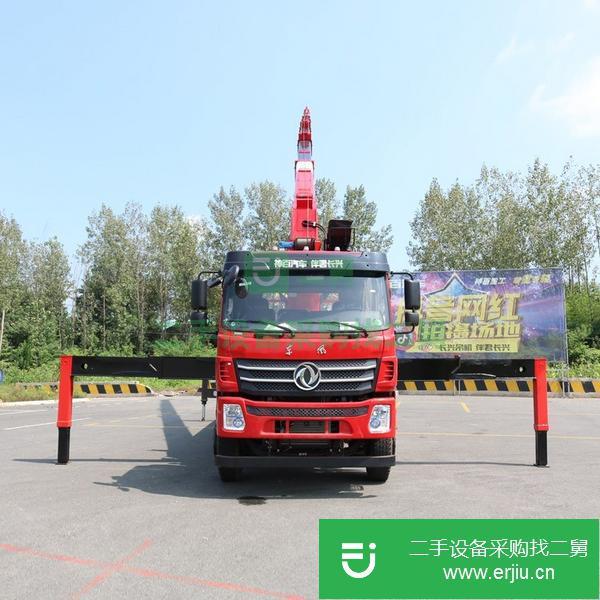 湖北出售二手東風8噸隨車吊