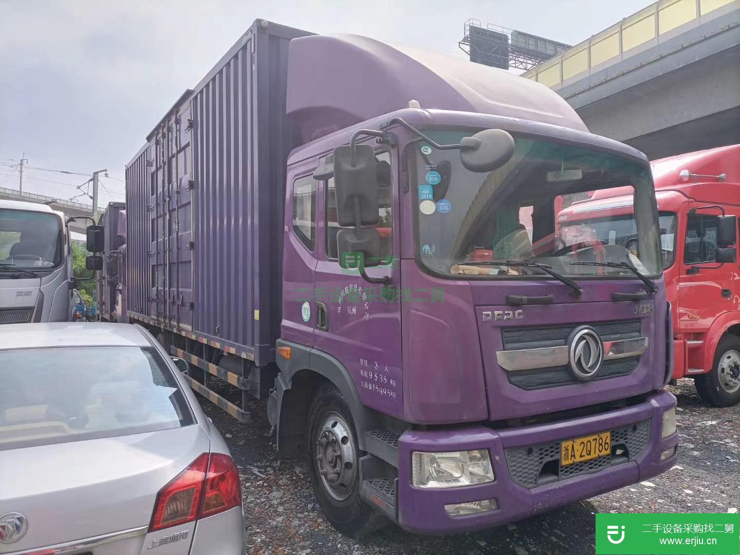 浙江出售二手東風多利卡箱式貨車