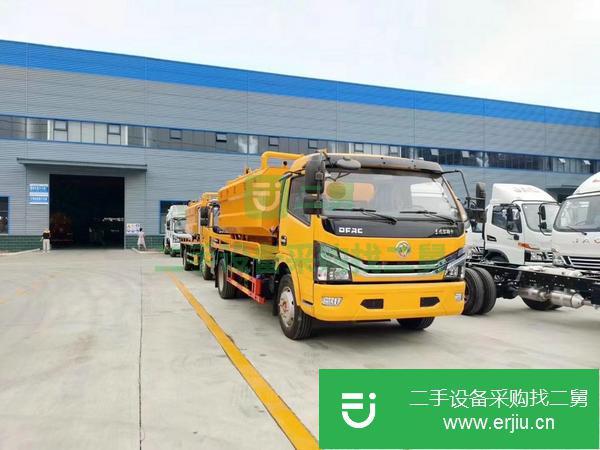 湖北出售二手東風多利卡D7國六清洗吸污車