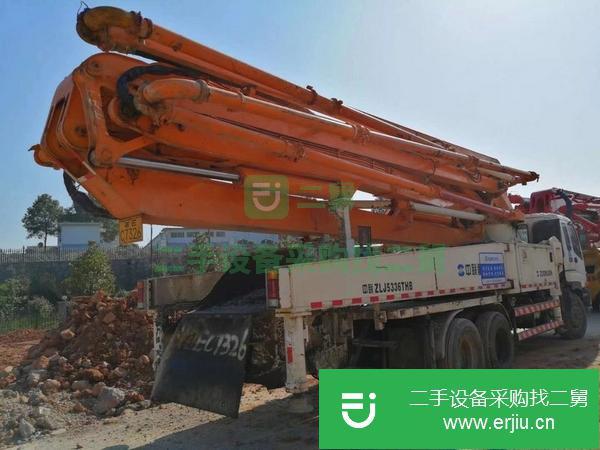 湖南出售二手中聯(lián)底盤47米泵車車況精品手續(xù)齊全包過戶