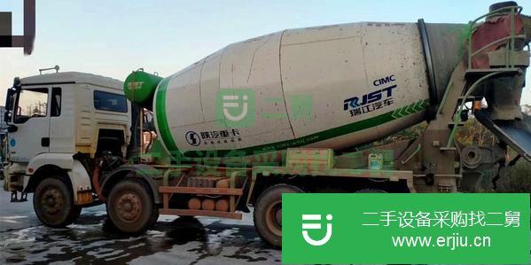 湖南出售二手精品輕量化德龍大12方攪拌車濰柴動力