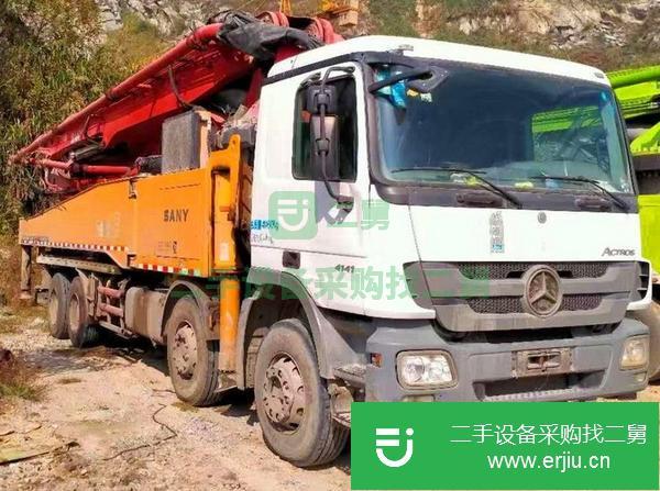 湖南出售二手奔馳四橋叉腿52米泵車車況精品手續(xù)齊全包過戶