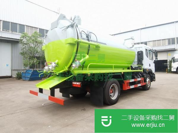 廣東出售二手東風天龍后八輪清洗吸污車