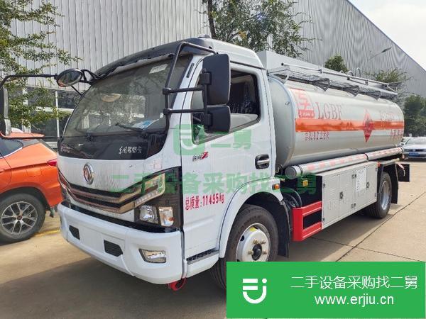黑龍江出售二手國五東風8噸油罐車手續齊全