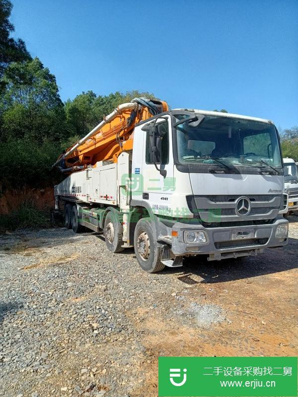 湖南出售二手奔馳52米泵車精品車況