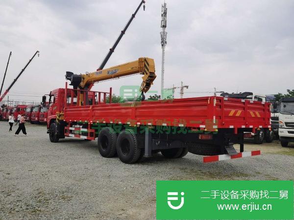 河北出售二手12噸東風后八輪隨車吊