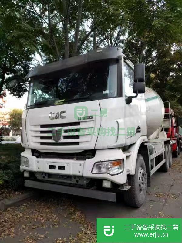 湖北出售二手國五水泥攪拌車玉柴350馬力發動機