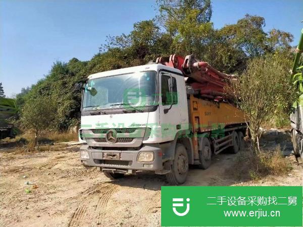 山西出售二手三一重工52米6節臂泵車