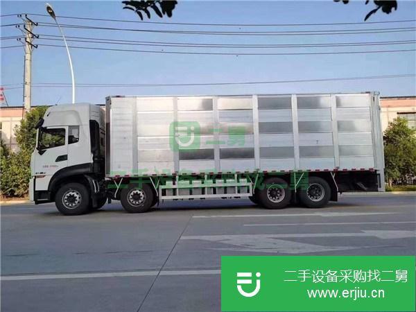山東出售二手東風天龍國六9米6畜禽運輸車雷諾420馬力
