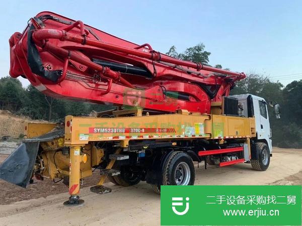 江蘇出售二手18年三一兩橋37米泵車