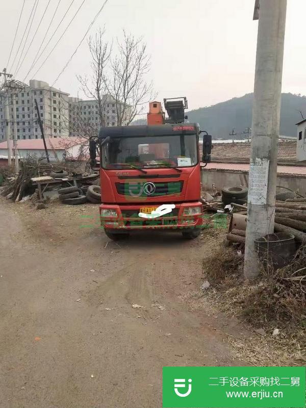 浙江出售二手石煤14噸5節隨車吊國5