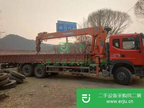 湖北出售二手17年三一后八輪14噸隨車吊