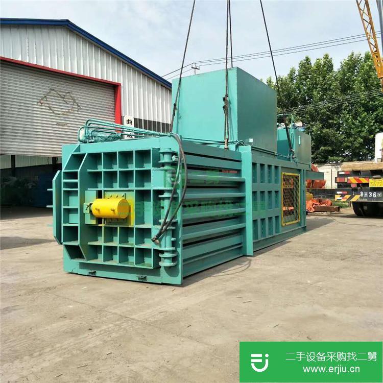山東出售二手100噸臥式紙箱打包機(jī)