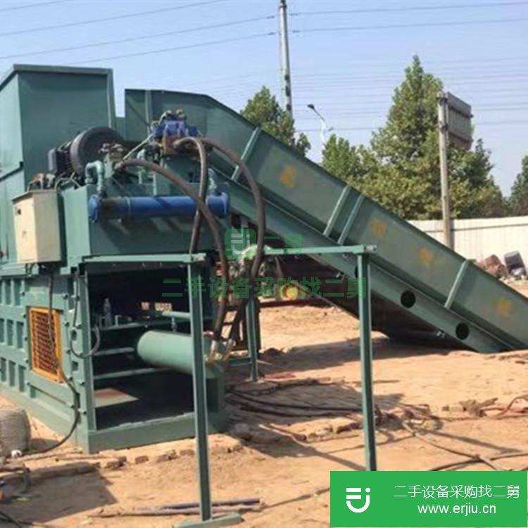 山東出售二手100噸臥式紙箱打包機(jī)