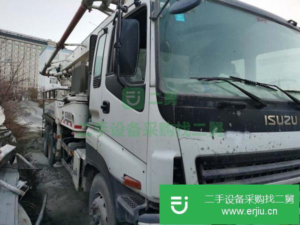 河北出售二手五十鈴37米擺腿三橋四節臂泵車