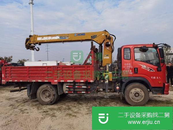 湖北出售二手19年3月130馬力隨車吊徐工6.3噸4節(jié)臂