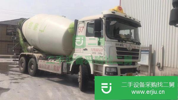 湖北出售二手19年德龍攪拌車，大14拉16方