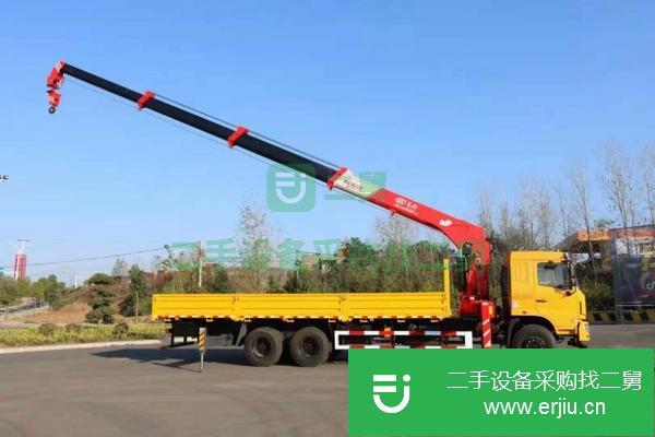 湖北出售二手東風(fēng)F5后八輪隨車吊