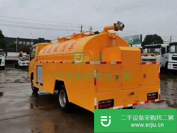 四川出售二手東風多利卡5方高壓清洗吸污車