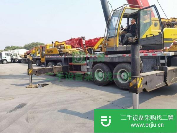 山西出售二手三一50噸吊車手續(xù)齊全車況不錯可以過戶提檔