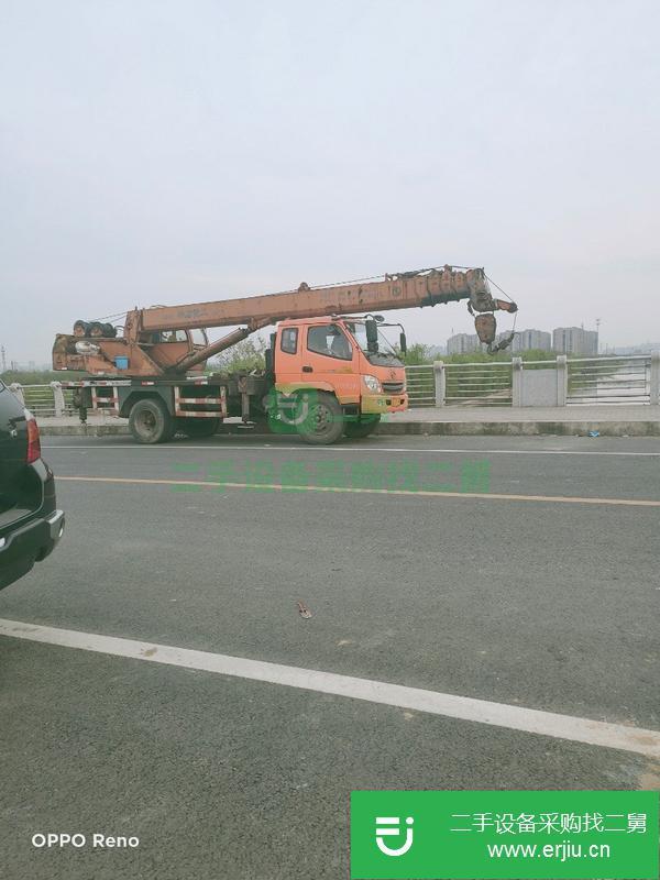 江蘇出售二手神力十噸臂長26米吊車手續齊全